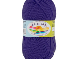 Пряжа ALPINA TOMMY №031 фиолетовая 100% микнес 10 шт х 50 гр, 130 м +/- 10 м