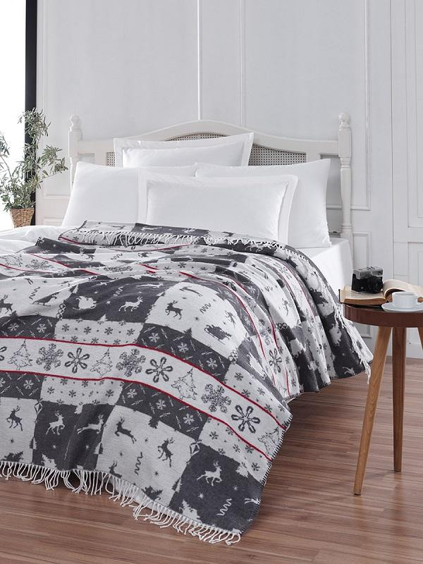 Плед из хлопка и акрила KARNA CARLOS 200х220