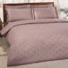 Постельное белье из LUX жаккарда в PVC TAC CROSS лиловое евро