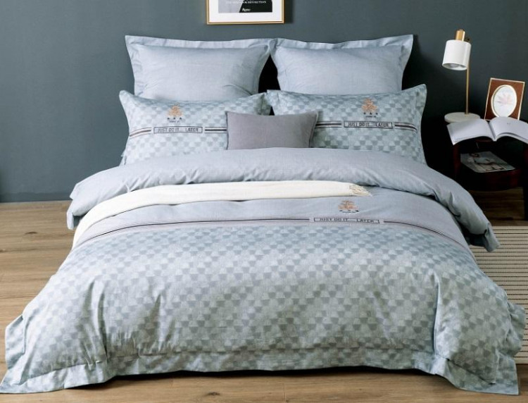 Постельное белье из сатина с вышивкой SAILID D-197-2 2-спальное