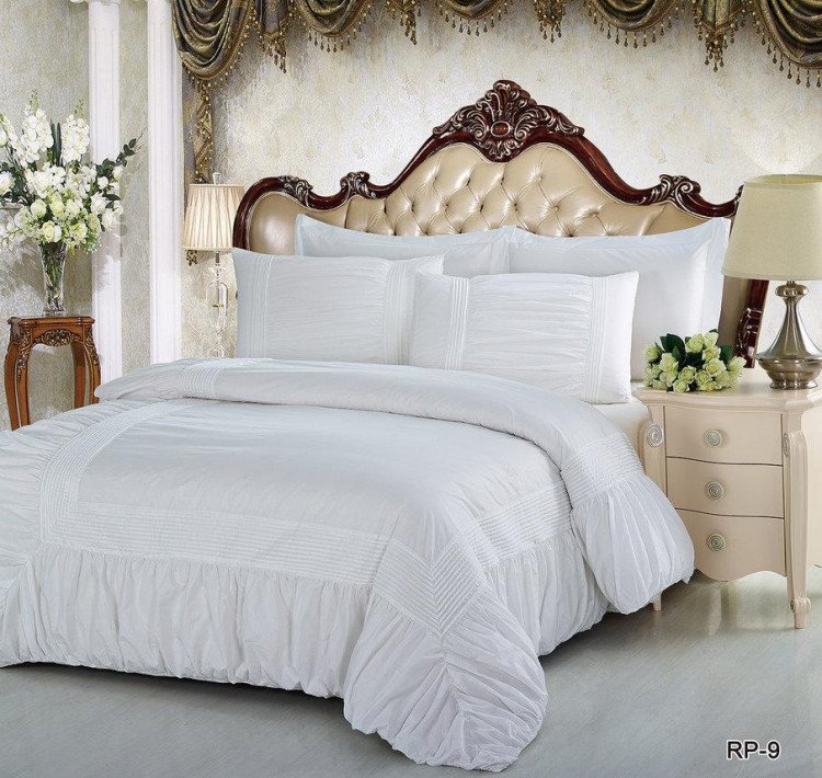 Постельное белье с вышивкой KINGSILK KOPER 1,5-спальное