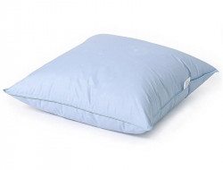 Подушка из серого гусиного пуха и пера BELPOL КОМФОРТ одуванчики 70х70 упругая