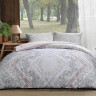 Постельное белье из ранфорса TAC HAPPY DAY VALERIA серое-пудра 1,5-спальное