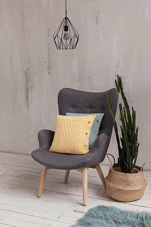 Наволочка декоративная LUXBERRY 06141 LUX 58 банановая 40х40