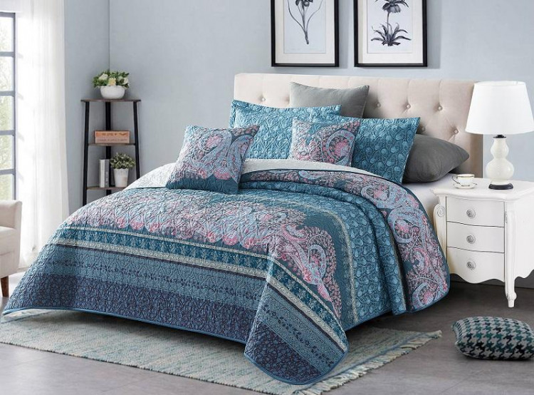 Покрывало с наволочками хлопковое TANGO MADEIRA TG-99 240х260