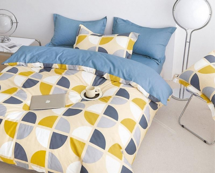 Постельное белье двухстороннее из твил-сатина SAILID BP-127-2 2-спальное