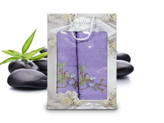 Набор махровых полотенец CEYLINS 8061-05 50х90 (1шт) и 70х140 (1шт)