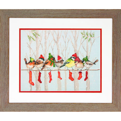 Набор для вышивания DIMENSIONS 70-08970 Зимние сборы 23x30 см