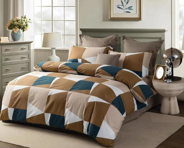 Постельное белье из печатного сатина SAILID B-228-3 евро