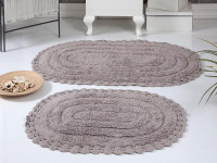 Набор ковриков для ванной из хлопка KARNA YANA мокко (50х70, 60х100)