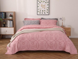 Покрывало с наволочками хлопковое TANGO PATCHWORK PW-15 230х250