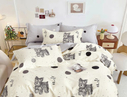 Постельное белье из твил-сатина TANGO собачки 50х70 (2шт) семейное
