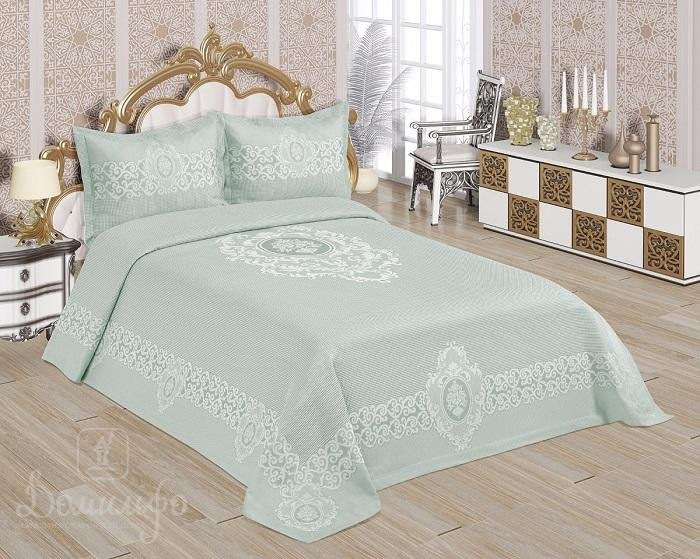 Покрывало жаккардовое KARNA LUKA изумруд 240х260Н