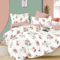Постельное белье из твила TANGO теплый букет 50х70 (2шт) 2-спальное
