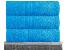 Полотенце махровое BAYRAMALY светло-голубое 100х180