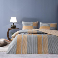 Постельное белье из ранфорса TAC RANFORCE MILES оранжевое 1,5-спальное