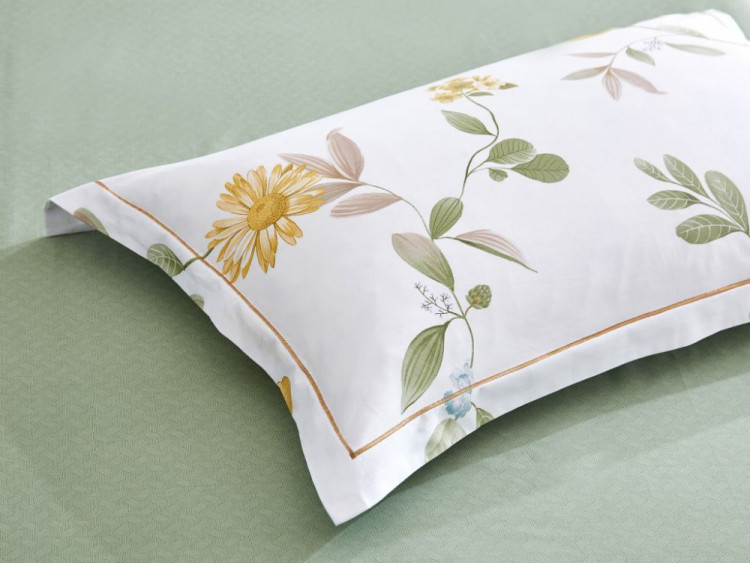 Простыня из сатина с наволочками 50х70 (2шт) ASABELLA 1868-3PS 180х245