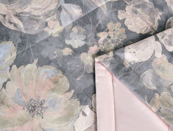 Постельное белье с летним одеялом из египетского хлопка Premium ASABELLA Золотой вихрь 50х70 (2шт) 1,5-спальное