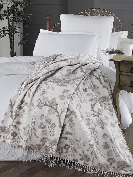 Плед хлопковый с акрилом KARNA DORSET 150х200