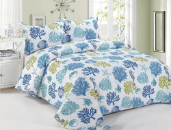 Покрывало с наволочками хлопковое TANGO PATCHWORK PW333-204 230х250