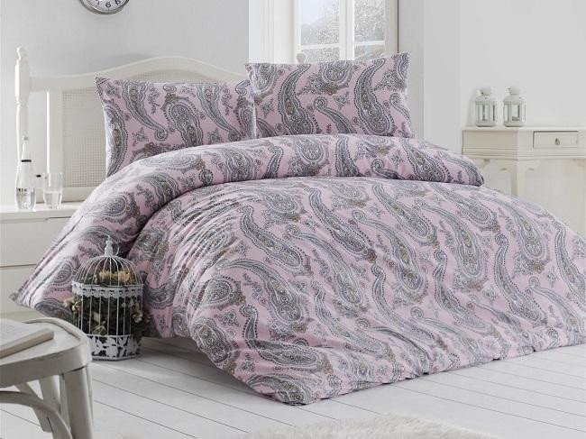 Постельное белье ALTINBASAK RANFORCE FELLICE пудра 50х70 1,5-спальное