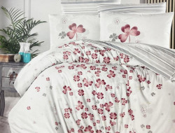 Постельное белье из ранфорса KARVEN N023 CHANCE POWDER 50х70 (2шт), 70х70 (2шт) евро