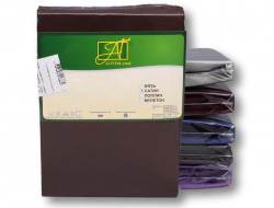 Комплект сатиновых наволочек АЛЬВИТЕК шоколадный 50х70 (2шт)