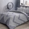 Подростковое постельное белье из ранфорса TAC GENC MODASI LEE серое