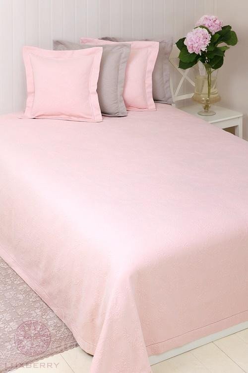 Покрывало LUXBERRY COUNTRY клубничный крем 150х220