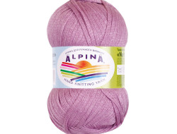 Пряжа ALPINA NORI №08 сиреневая 56% акрил, 44% хлопок 10 шт х 50 гр, 100 м +/- 5 м