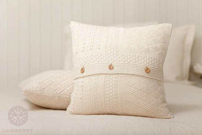 Наволочка декоративная LUXBERRY IMPERIO 7 экрю 40х40