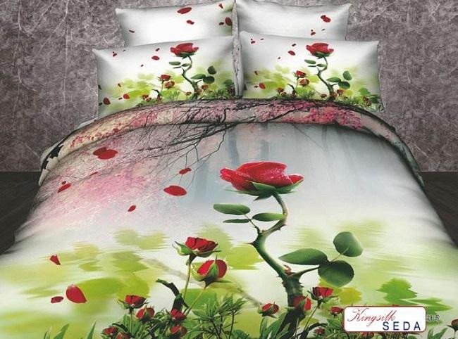 Постельное белье KINGSILK SEDA РОЗА НА ВОДЕ евро