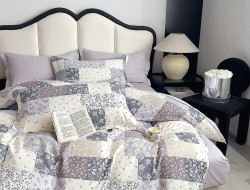 Постельное белье из твил-сатина TANGO лоскутные сны 50х70 (2шт) 2-спальное