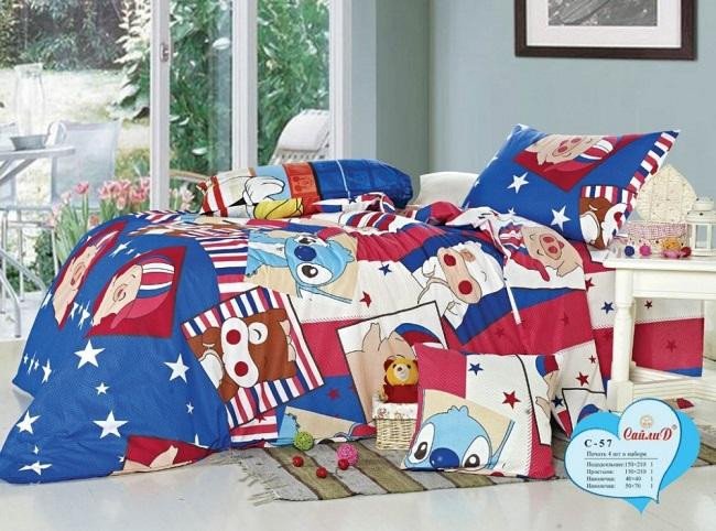 Детское постельное белье из поплина САЙЛИД C-57 ЛАТЕНТРА