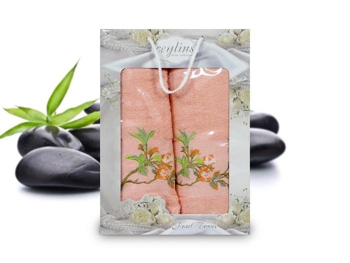 Набор махровых полотенец CEYLINS 8061-04 50х90 (1шт) и 70х140 (1шт)