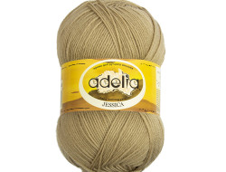 Пряжа ADELIA JESSICA №29 светло-оливковая 67% шерсть, 33% полиэстер, 5 шт х 100 гр, 260 м +/- 10 м