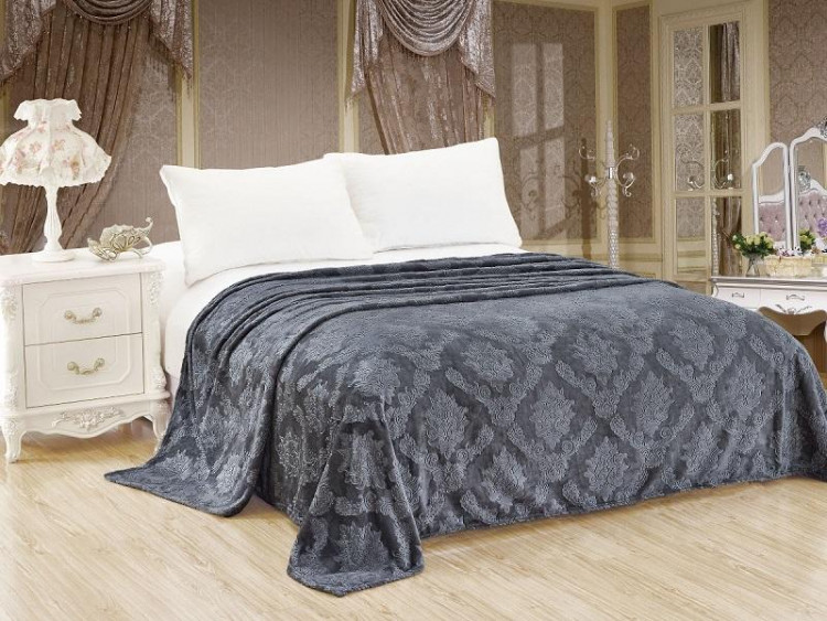 Плед однотонный из микрофибры с тиснением АЛЬВИТЕК ВЕНЕЦИЯ 098-pv 150х200