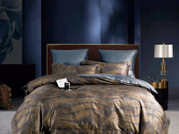 Постельное белье из египетского хлопка Premium ASABELLA Мрамор дюн 50х70 (2шт) и 70х70 (2шт) евро