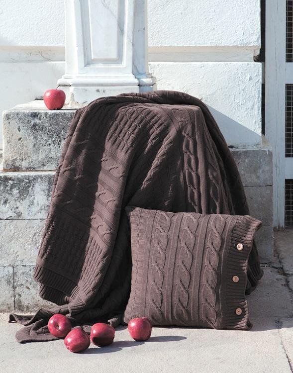 Плед LUXBERRY IMPERIO 233 шоколад 220х240