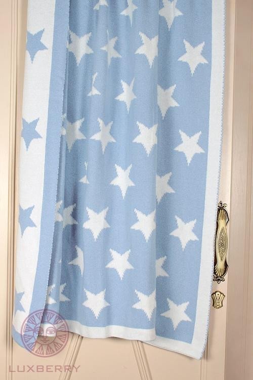 Плед детский LUXBERRY IMPERIO 254 голубой 100х150