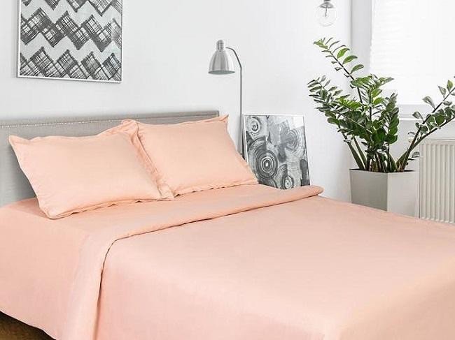 Постельное белье из мако-сатина ЭТЕЛЬ РОЗОВАЯ КОЛЫБЕЛЬНАЯ евро