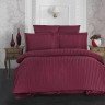 Постельное белье из бамбука KARNA PERLA бордовое евро