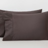 Наволочка из сатина BOVI 03439 БАЗОВАЯ шоколадная 50х70