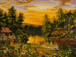 Кристальная (алмазная) мозаика ФРЕЯ ALVR-39 056 Теплый вечер