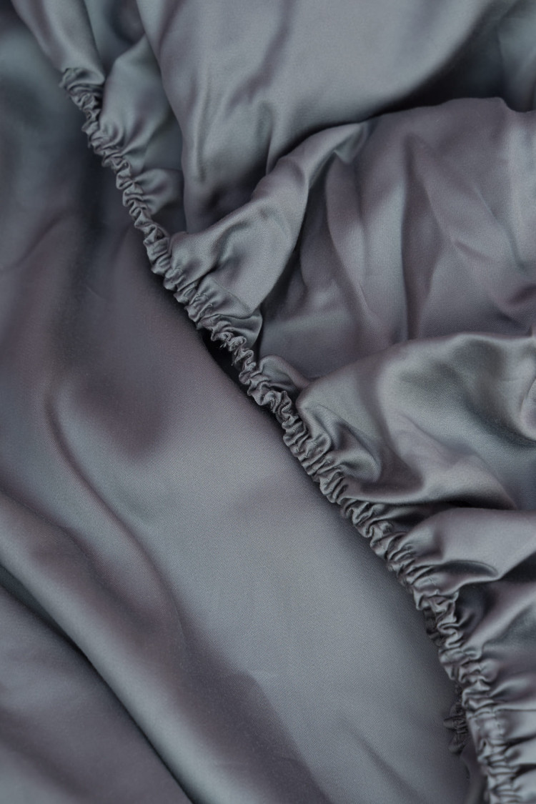 Простыня на резинке 180х200 GERMAN GRASS GREY BRILLIANT GRASS 180х200х40