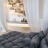 Простыня на резинке 180х200 GERMAN GRASS GREY BRILLIANT GRASS 180х200х40