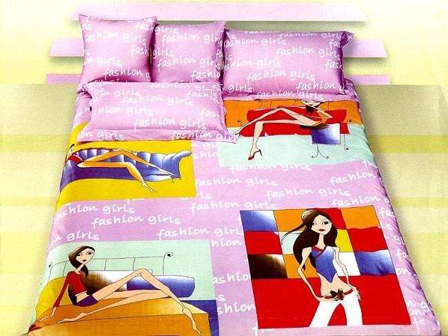 Постельное белье из супер-сатина KINGSILK DEVOCHKA 70х70 евро