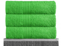 Полотенце махровое BAYRAMALY ярко-зеленое 70х140