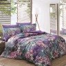 Постельное белье из сатина в PVC TAC DELUX PREMIUM DIGITAL DAPHNE лиловое семейное