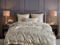 Постельное белье фланелевое из тенсела ASABELLA Пейсли 50х70 (1шт), 70х70 (1шт) 1,5-спальное